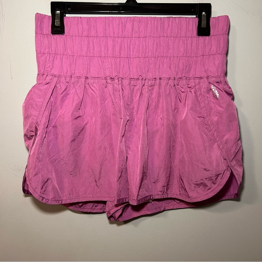 Free People Movement Vivacious Violet The Way Home Athletic Shorts Size Large